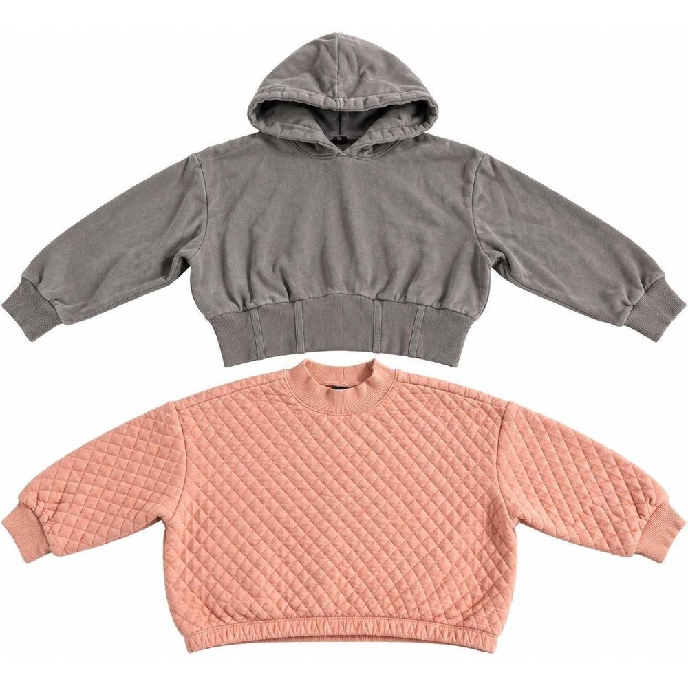 Cropped Sweat Shirt Bundle (sz Med/Large)